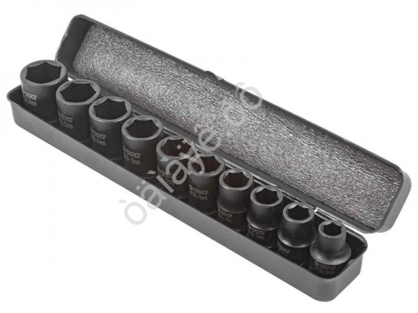 Набор инструментов ударных 10пр., 1/2" (6гр.) Forsage Набор инструментов ударных 10пр., 1/2" (6гр.) Forsage