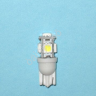 Светодиод 12V T10 5SMD (5050) W2,1x9,5D WHITE "Маяк" /10