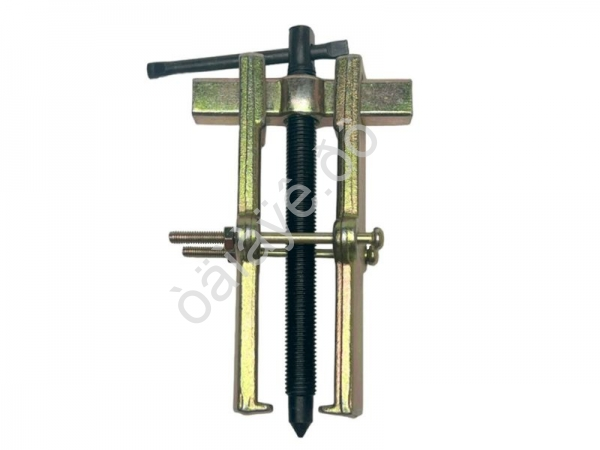 Съемник подшипников 2-х лапый 100 мм раздвижной ф40-85мм со стяжкой (жёлтый) ДЕЛО МАСТЕРА