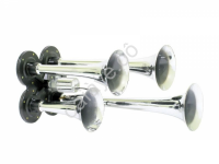 Сигнал четыреххрожковый "АТ" 24V (хром, L=165/230/300/360мм) /1/12