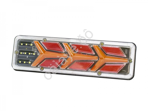 Фонарь задний 12-24V универсальный динамич. комп/1/40