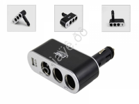 Разветвитель гнезда прикуриват. WF 100 3гн+1 USB 12/24В /1/100_
