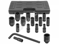 Набор инструментов ударных 16пр., 1/2" (6гр.) Forsage