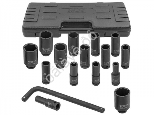 Набор инструментов ударных 16пр., 1/2" (6гр.) Forsage
